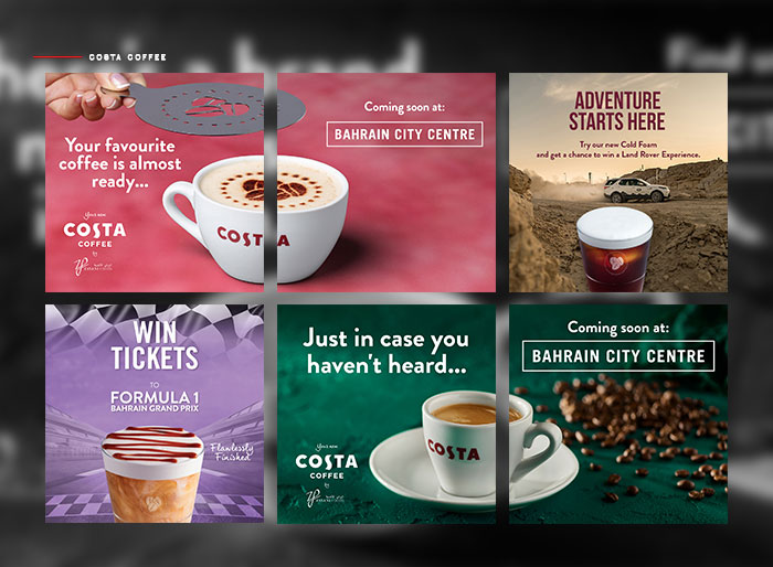 Social Media Managedment for Costa Coffee